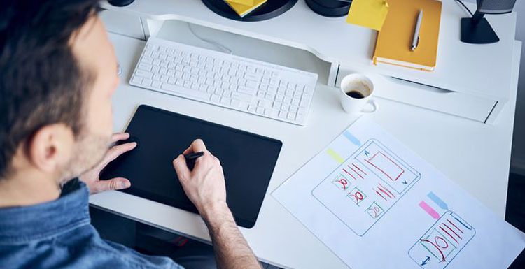 Landing page design